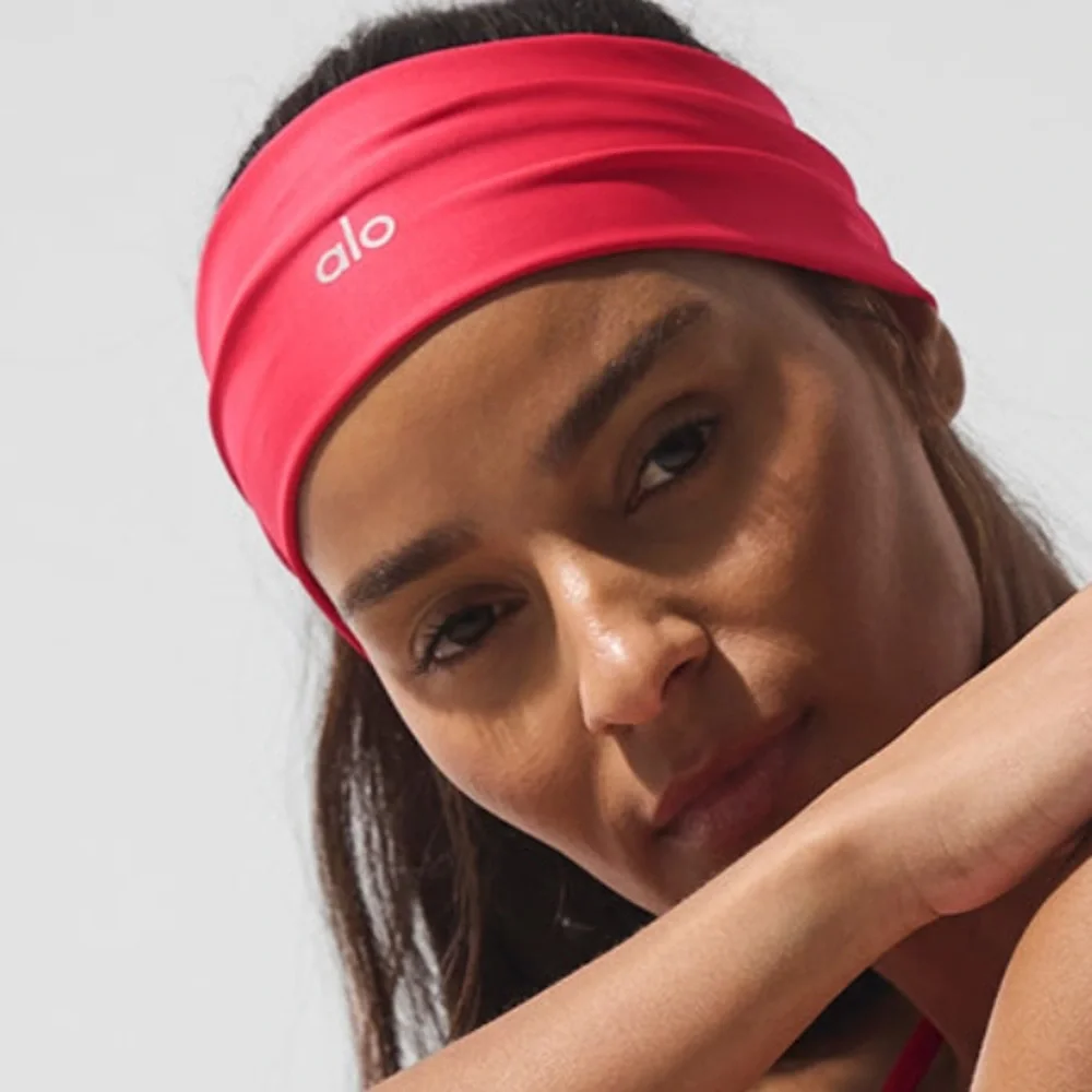 ALO Yoga Candy Red Headband - Picture 5 of 5